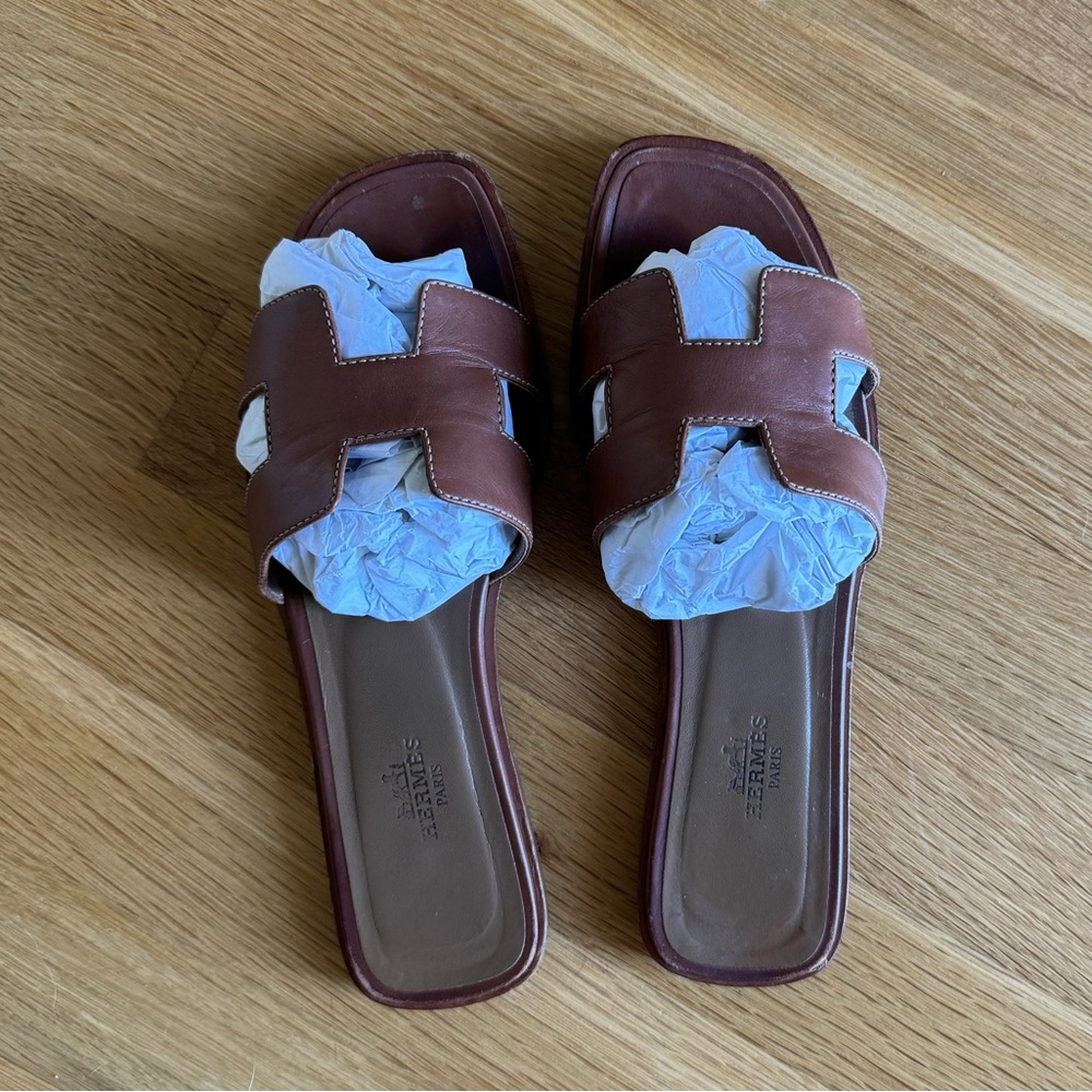 Hermes Oran Sandals